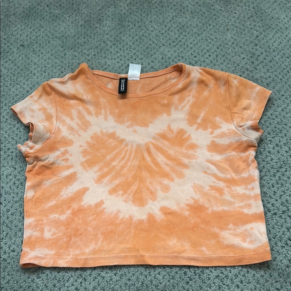 H&M Orange Tie-Dye Women's Top